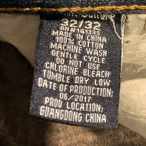 Denim Culture Unisex Jeans Straight Leg 32/32 Preowned Like New Washed blue - Picture 6 of 12